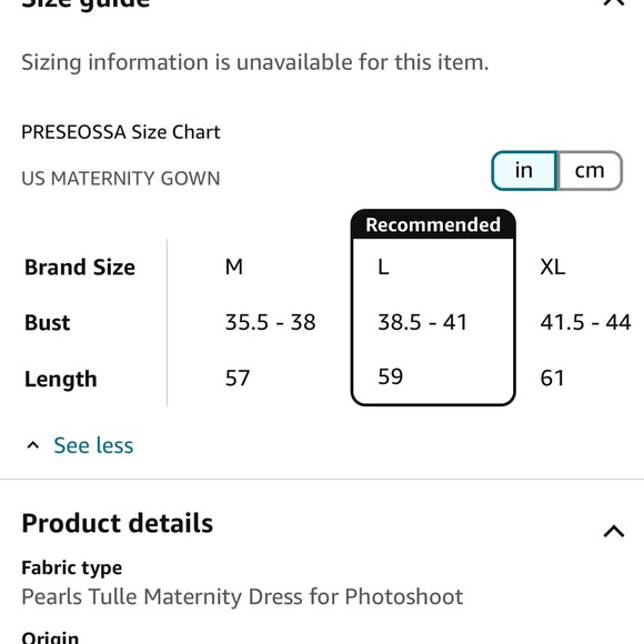 Maternity photo shoot dress - Picture 8 of 8